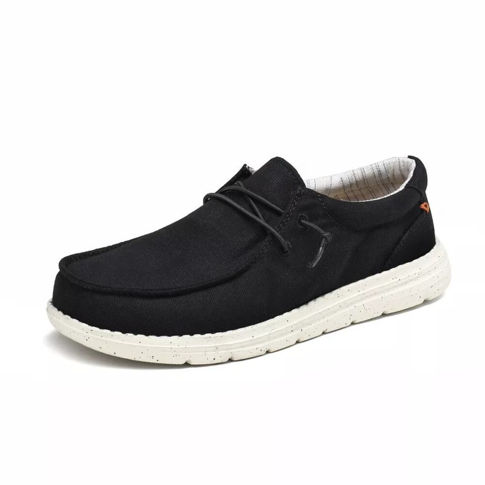 1935 NIB Womens Lace Up Loafers Canvas Slip On Shoes Ladies Comfortable &  Light
